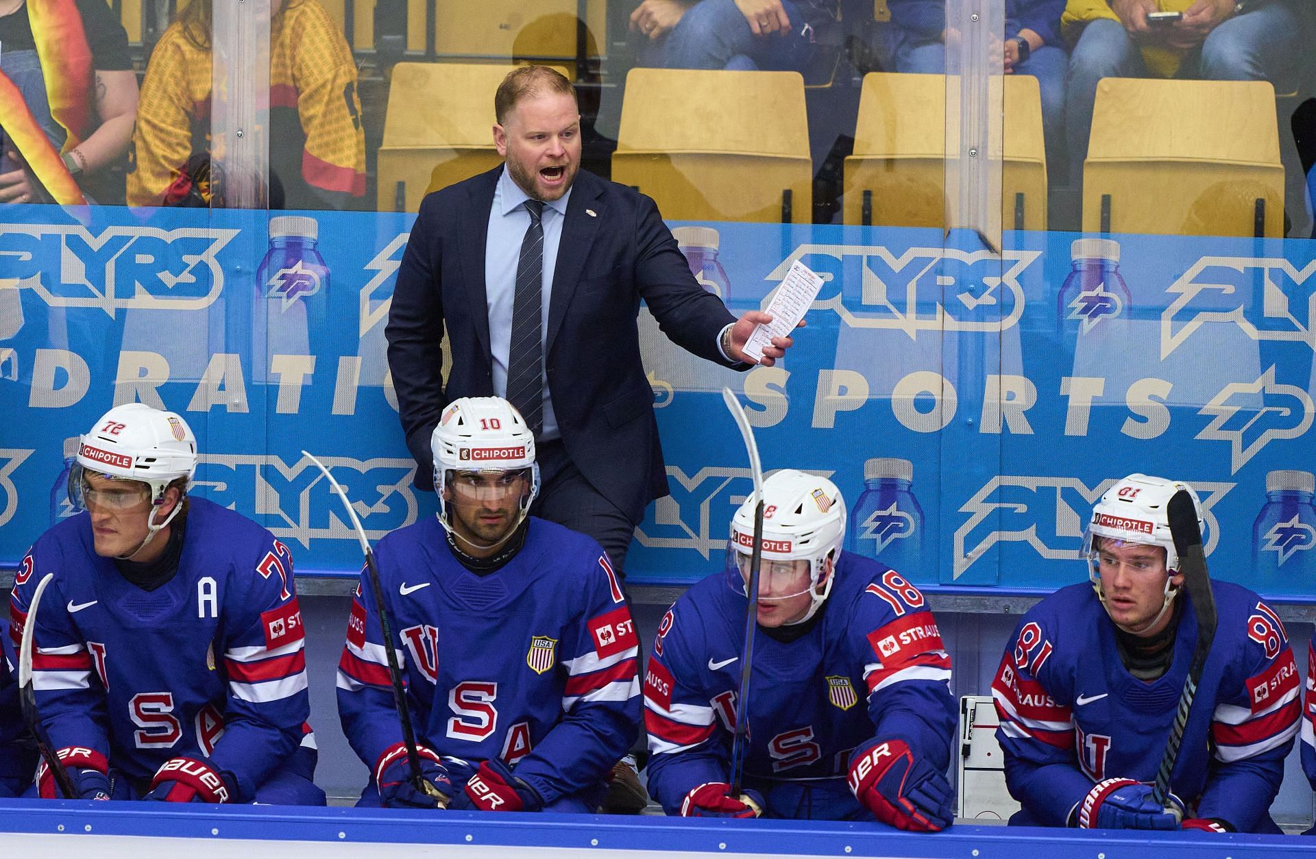 Ryan Warsofky led the U.S. to the 2025 IIHF Ice Hockey World Championship gold medal - Source: Getty